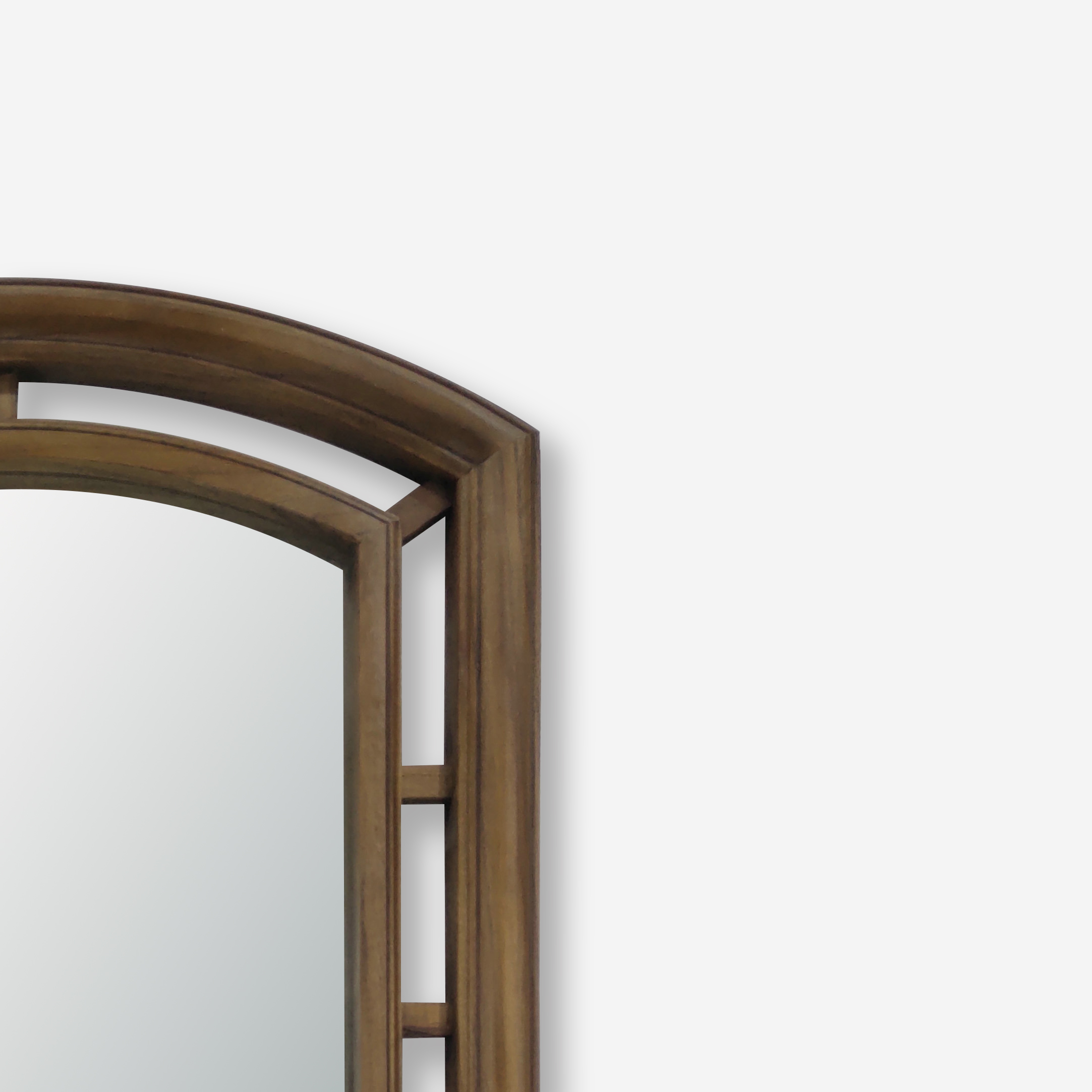 square wooden mirror